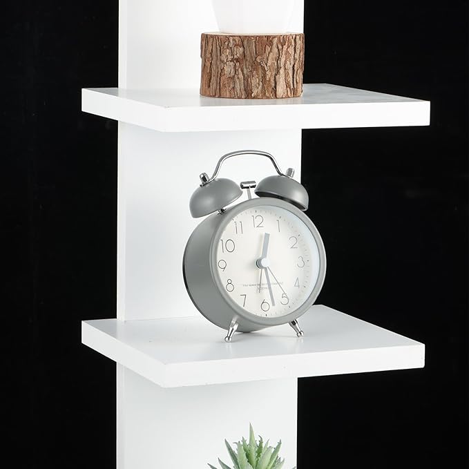7-Tier Wall Shelf Unit - Compact Display Floating Shelves,Lack Floating Shelf, Vertical Column Wall Decor Mount Float Storage Organizer Tall Tower Shelves for Bedrooms, Living Rooms