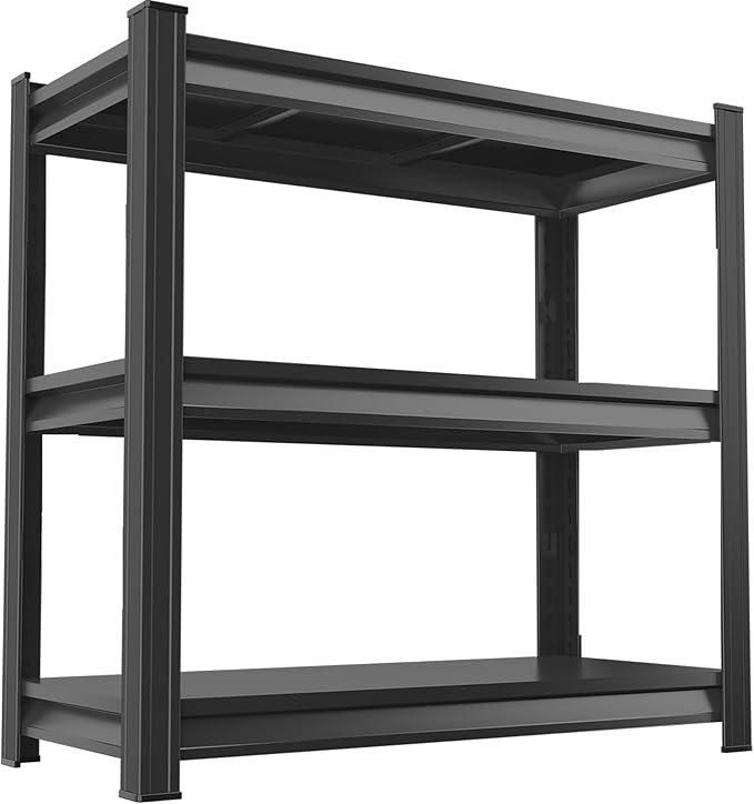 3-Tier Storage Shelves, Adjustable Shelves，KitchenStorage Standing Baker's Racks, Shelving Unit for Kitchen, Living Room, Dinning Room, Coffee Bar (31.5'H×20'W×14'D)