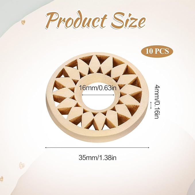 20 Pcs Decorative Egg Holder Wooden Egg Holder Wood Sphere Stand Crystal Ball Display Stand Small Round Wooden Sphere Stands for Decorative Eggs Gemstone Balls