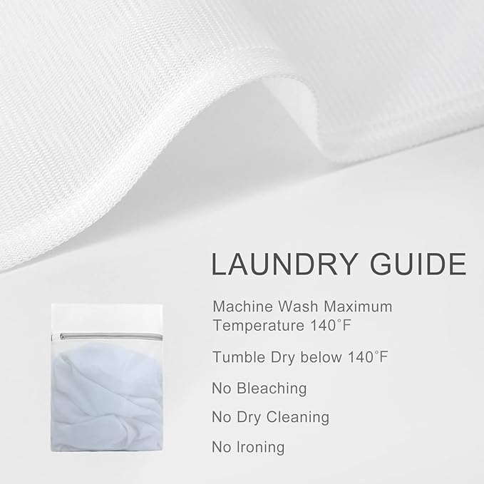 Muchfun 3Pcs Durable Fine Mesh Laundry Bags for Delicates 16 x 20 Inches (3 Large)
