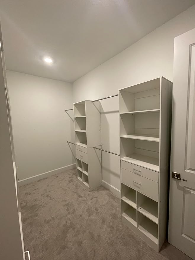 Besiost Closet System, Built in,Not Free Standing, Enclosed Storage Volume: 2.58 ft³, Crab Green
