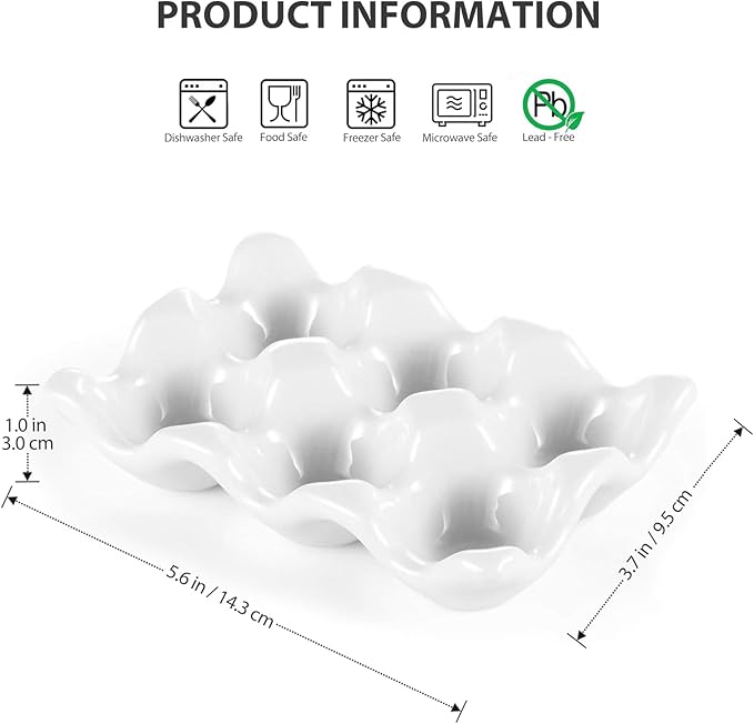 Cup Egg Tray Holder (White)