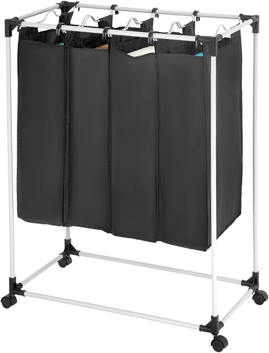 Dopinmin 4 Bag Laundry Basket Laundry Hamper Sorter Laundry Sorters