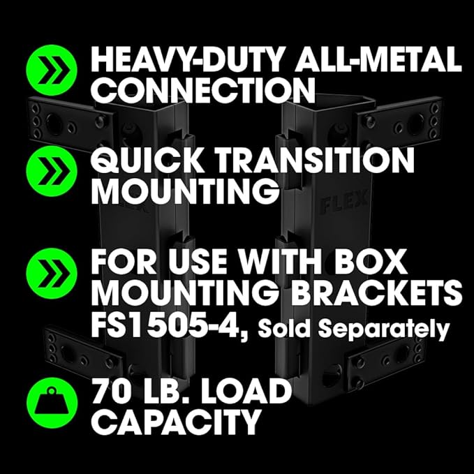 FLEX STACK PACK Storage System Rolling Box Mount - FS1504