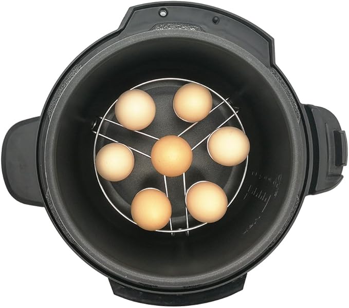 Egg Steamer Rack Alamic Egg Rack Steamer Trivet Basket Stand for Instant Pot Accessories and Pressure Cooker Accessories Stainless Steel Heavy Duty