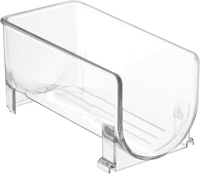 iDesign Stackable Bottle Holder for Water or Wine Bottles - Set of 4 - Clear