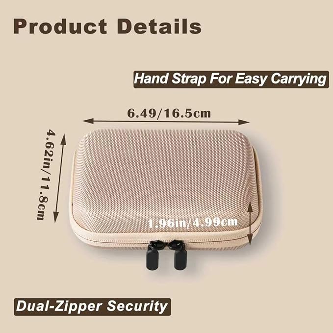 Peptide Vial Case for Fridge Storage - Organizer Holds 1-3ml Vials for Insulin, GLP-1, Peptides,Hard Shell Travel Case with Hand Strap,G0ld (Gold-30Solt)