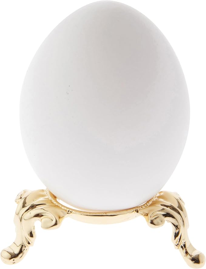 Bard's Gold-toned Egg Stand/Holder, Princess Ann, 0.875" Diameter (Fits Hen Sized Eggs), Pack of 6