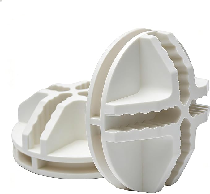 36 Pcs Wire Cube Plastic Connectors for Modular Closet Storage, Replacement Connectors for Metal Grid Shelving Units, White Plastic 36mm Diameter Fit (White)
