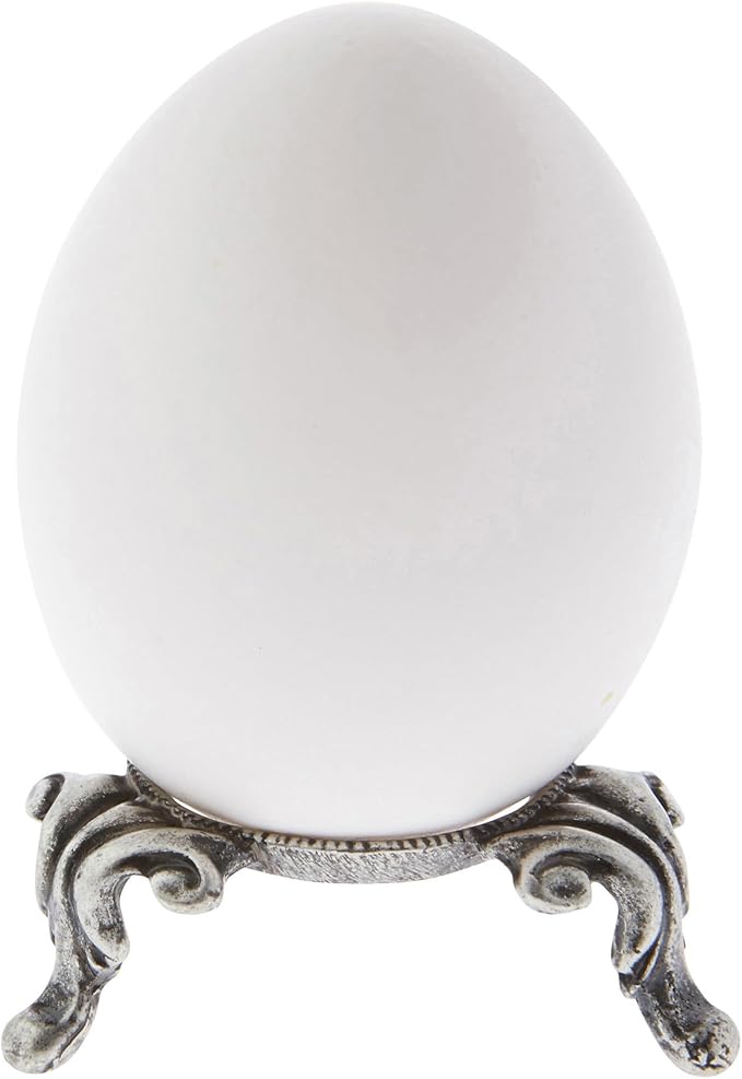 Bard's Pewter Egg Stand/Holder, Princess Ann, 0.875" Diameter (Fits Hen Sized Eggs), Pack of 6