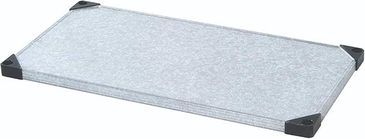 Quantum Storage Systems 2472SG Solid Add-On Shelf Galvanized Steel 72" W x 24" D