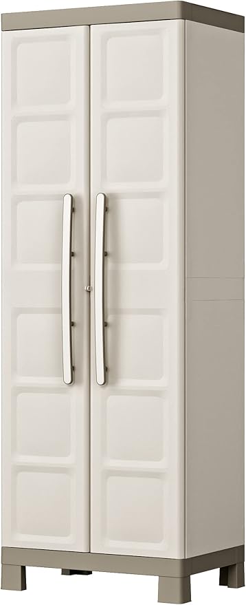 'Kis Plastic Cupboard Excellence Utility, Set of 1, Sand, 9710000 0313 02