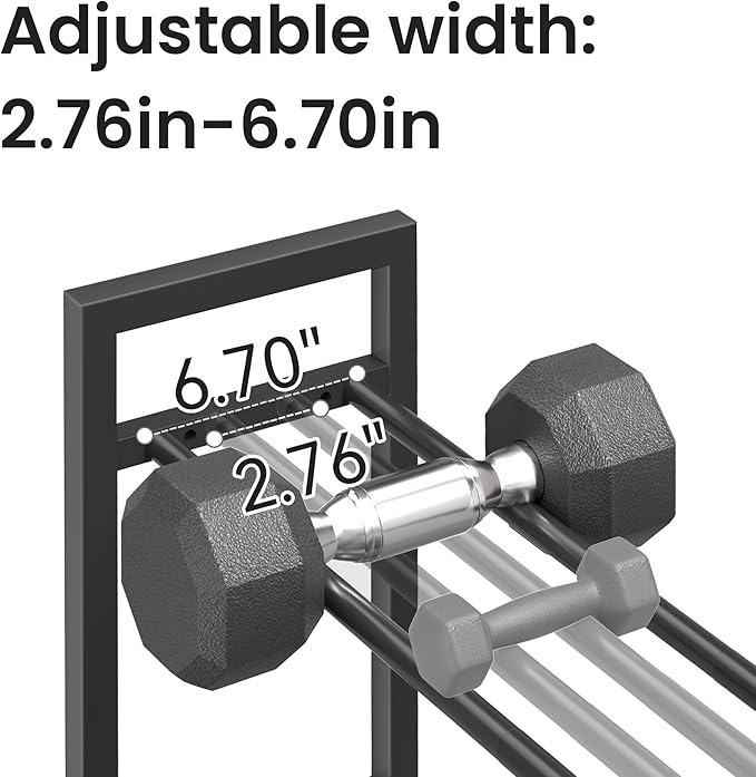 3 Tier Dumbbell Rack, Weight Rack for Home Gym