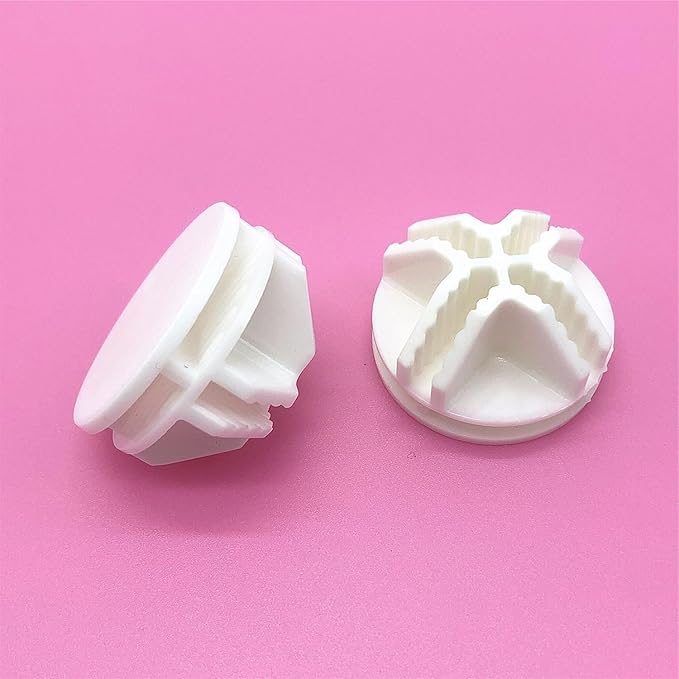 Metal Wire Cube Connectors for Storage Organizer,Durable Plastic Grid Connectors for Modular Shelving Units and Closet Organization Systems (White, 30PCS)