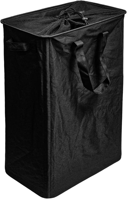 Slim Laundry Basket, 19.8 Gallons(75L) Thin Laundry Hamper with Handles, Collapsible Dirty Clothes Hamper for Laundry Room Dorm Bedroom