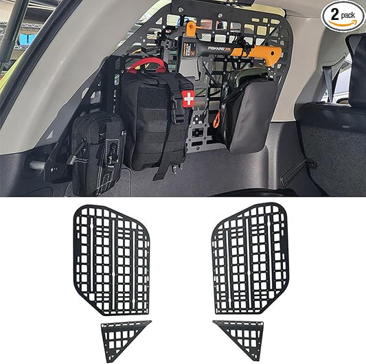 Modular Storage Panel System Rear Window Molle Panel Interior Cargo Rack Compatible with 2010-2024 Toyota 4Runner