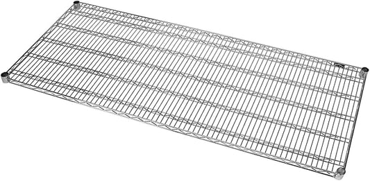 Quantum Storage Systems 2472CHD Wire Heavy Duty Add-On Shelf Chrome 72" W x 24" D