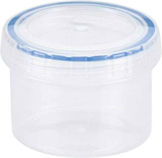 LocknLock Easy Essentials Twist Food Storage lids/Airtight containers, BPA Free, Short - 5 oz - for Candies, Clear