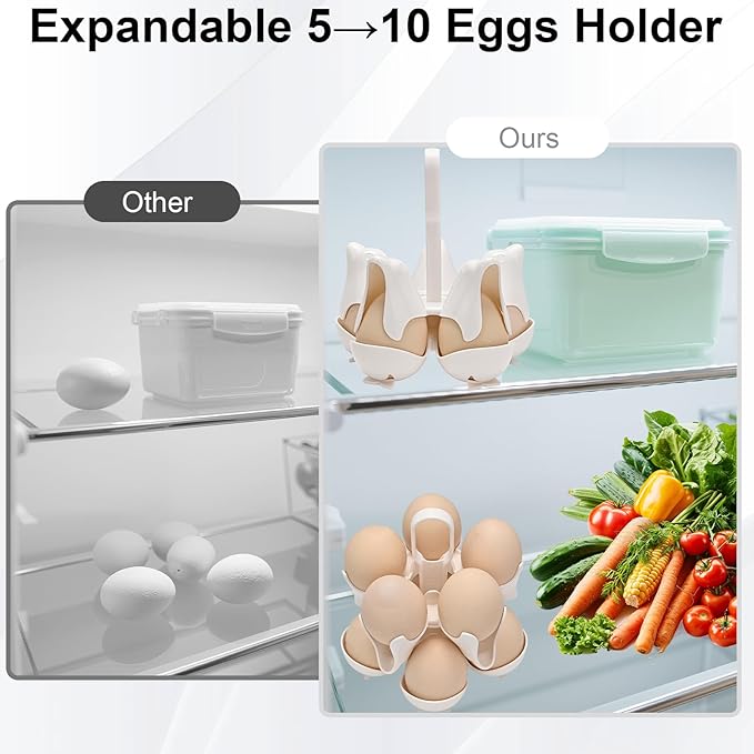 Asltw Dolphin Egg Holder Rack, 5 Egg Boiling Tray with Flip Top 10 Egg Storage, Heat Resistant Handle, Multi Purpose Egg Poacher for Cooking, Fridge Organizing & Serving (White)