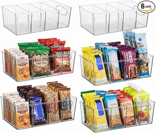 Pantry Organizers and Storage, Cabinet Organizer Kitchen Organizers and Storage - Fridge Organizer, Drawer Organizer & Snack Organizer - Refrigerator Organizers and Storage, Cupboard Shelf Organizer