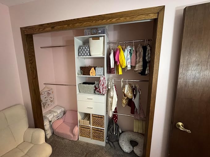 Besiost Closet System, Built in,Not Free Standing, Enclosed Storage Volume: 2.58 ft³, Crab Green