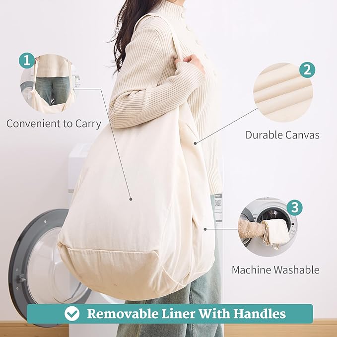 Laundry Hamper with Wheels - 2 Section Laundry Basket 120L, Removable Washable Bags, Height-Fitted Rolling Laundry Cart for Laundry Room & Bedroom