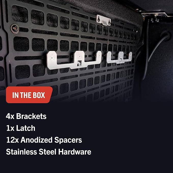 Large Mounting Bracket for Modular Tool Storage – Compatible with Milwaukee Packout-Style Systems, Heavy-Duty Wall & Vehicle Installation, Secure Tool Holder