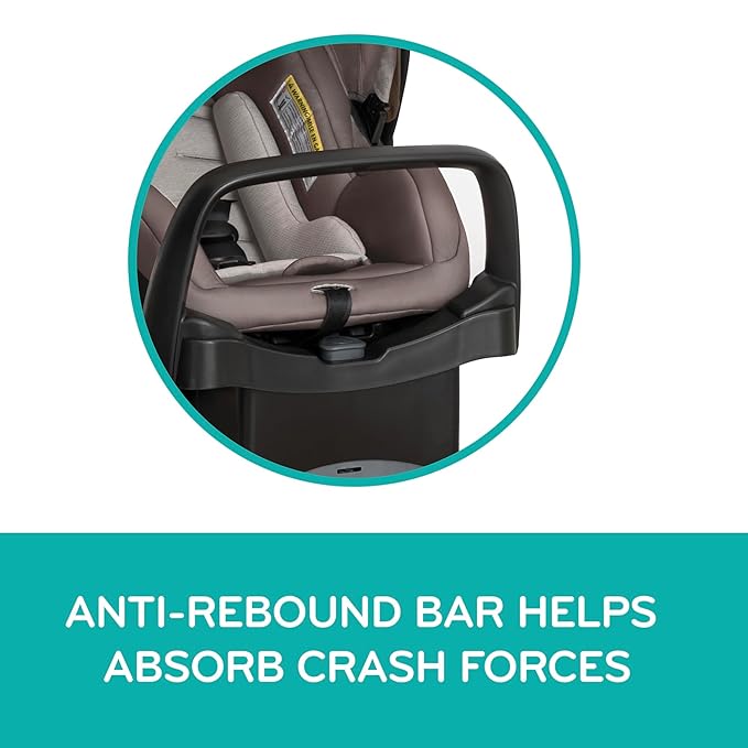 Evenflo Pivot Modular Travel System with LiteMax Preemie and Infant Car Seat (Desert Tan)