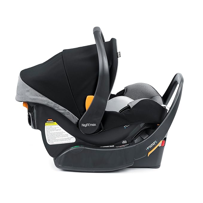 Chicco Corso LE ClearTex Modular Travel System, Corso LE Modular Stroller with KeyFit Max ClearTex Infant Car Seat and Base, Canyon/Grey