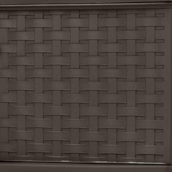 Sterilite 3 Drawer Wide Weave Tower, Espresso, 1 Pack