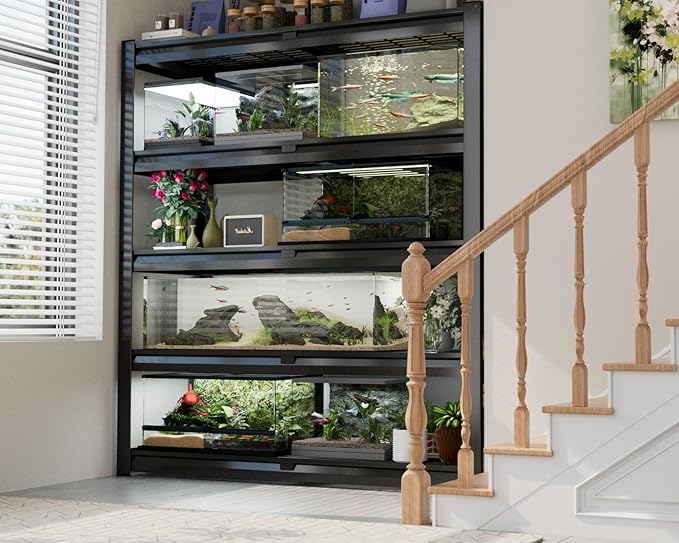 PrimeZone 72" H Heavy Duty Garage Shelving 2500 LBS 5 Tier Storage Shelves Adjustable Industrial Metal Wire Shelf Unit for Garage,Basement,Pantry,Warehouse,Commercial,48" W X 24" D X 72" H 3Pack
