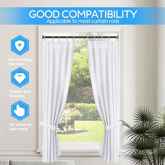 Shower Tension Curtain Rod Black 45 to 77 Inch Spring Tension Curtain Rod Shower Rod Non Slip Shower Curtain Rod No Drilling 1pcs for Windows Adjustable Tension Rods of Curtain Window Closet Kitchen