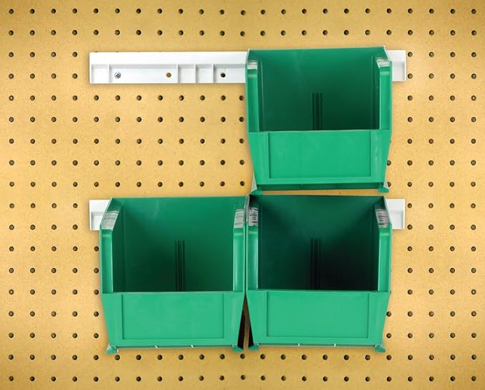 Quantum Storage QUS230 Ultra Stack and Hang Bins - 10-7/8" x 5-1/2" x 5" - 12 Pack