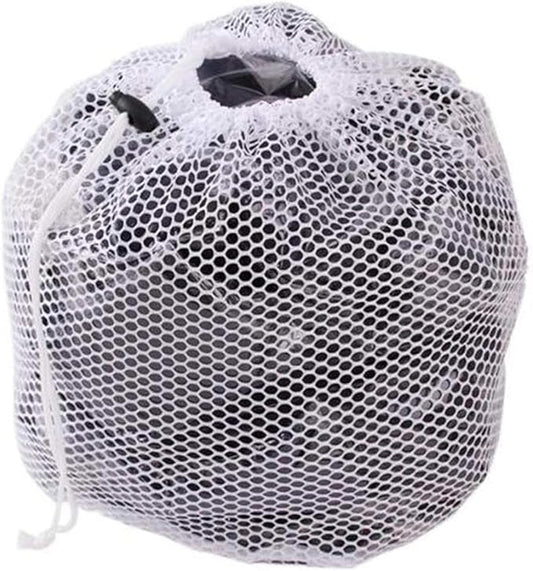 Premium Fine Mesh Laundry Bag - Sturdy White Mesh Material with Drawstring Closure. Ideal Machine Washable Mesh Laundry Bag for Factories, College, Dorm and Apartment Dwellers - (Large, 20 x 28")
