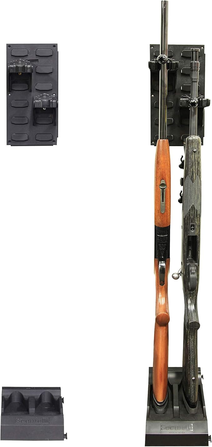 SecureIt Gun Storage Gun Safe Kit: Retrofit 6 - Safely Organize Your Guns with This Easy to Use Modular System, Protect Your Guns Investment from Scratches. …
