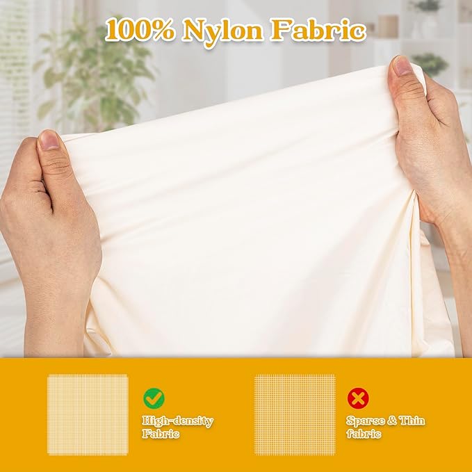 Heavy Duty Laundry Bag, 24"x 35", Laundry Basket Liner Replacement, Drawsting Top with Carrying Handles, 3 to 4 Load Capacity, Machine Washable, Ultra-Light and Foldable