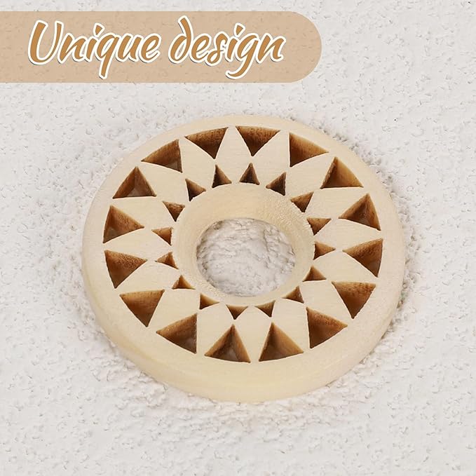 20 Pcs Decorative Egg Holder Wooden Egg Holder Wood Sphere Stand Crystal Ball Display Stand Small Round Wooden Sphere Stands for Decorative Eggs Gemstone Balls