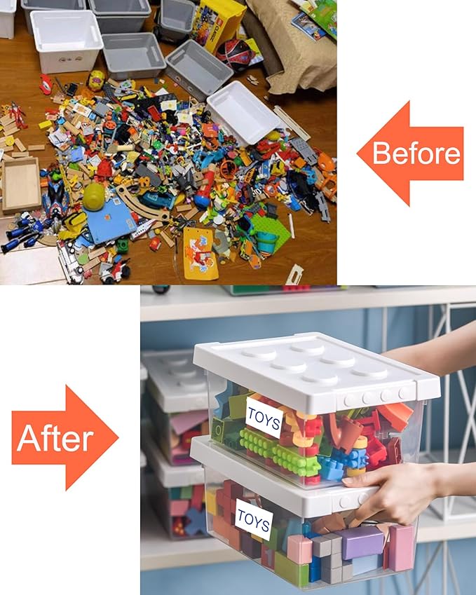 180PCS Labels for Storage Bins, 2 X 4 Inch Removable Labels for Storage Bins, Tear Resistant No Residue, Matte White Blank Box Labels for Home, School Business Organization(2''x4'' 180 Pcs)