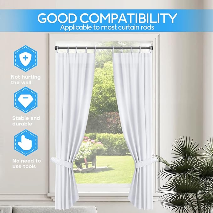 Tension Curtain Rod Black Tension Rod 2pcs Spring Curtain Rod Non Slip Tension Rods For Windows 28 to 48 Inch No Drilling Adjustable Tension Rods of Curtain Window Closet Kitchen Wardrobe