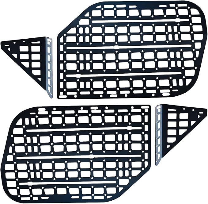 Modular Storage Panel System Rear Window Molle Panel Interior Cargo Rack Compatible with 2010-2024 Toyota 4Runner