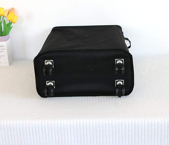 Narrow Laundry Basket with Wheels for Small Spaces – Collapsible 46L Hamper with Outer Pocket for Lost Items, Slim Design for Dorm Rooms & Apartments