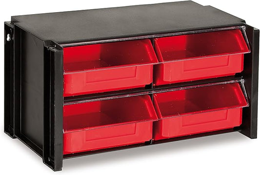 Plastic Sorting 304002 shelf-4 Drawers