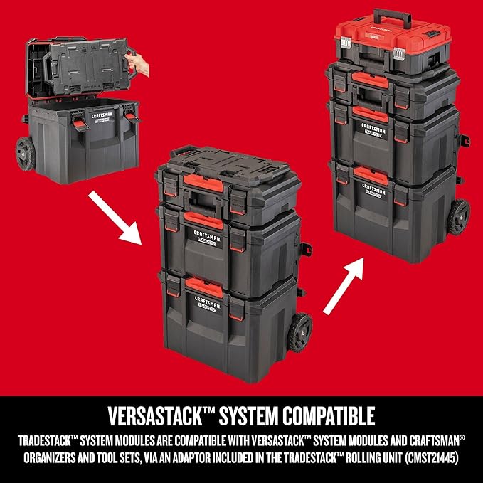 CRAFTSMAN TRADESTACK Tool Box, Tool Organizer, Drawer Unit (CMST21404)