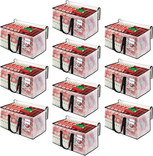 BlissTotes Clear Moving Bags Heavy Duty, 93L Extra Large Storage Bags with Zipper & Reinforced Handles, Waterproof PP Moving Totes for Clothes, Bedding, Comforters, Space Saving Storage (8 Pack)