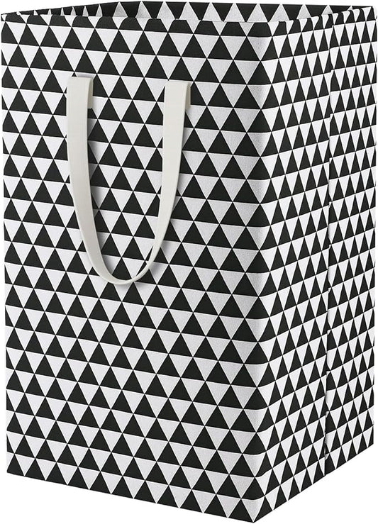 75L Waterproof Laundry Hamper Collapsible Laundry Basket Cotton Handle Laundry Bag Large Clothes Storage Toy Organization for Bathroom Bedroom Laundryroom College Dorms