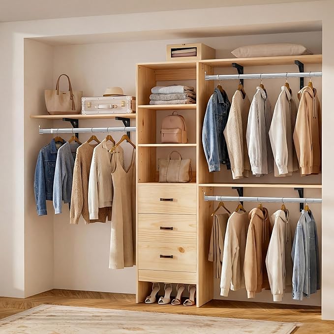 Oval Closet Rod 18-40 Inch Adjustable Closet Rods for Hanging Clothes Heavy Duty Silver Poles Bar with End Supports Rust Proof Wardrobe Rod for Laundry Room RV