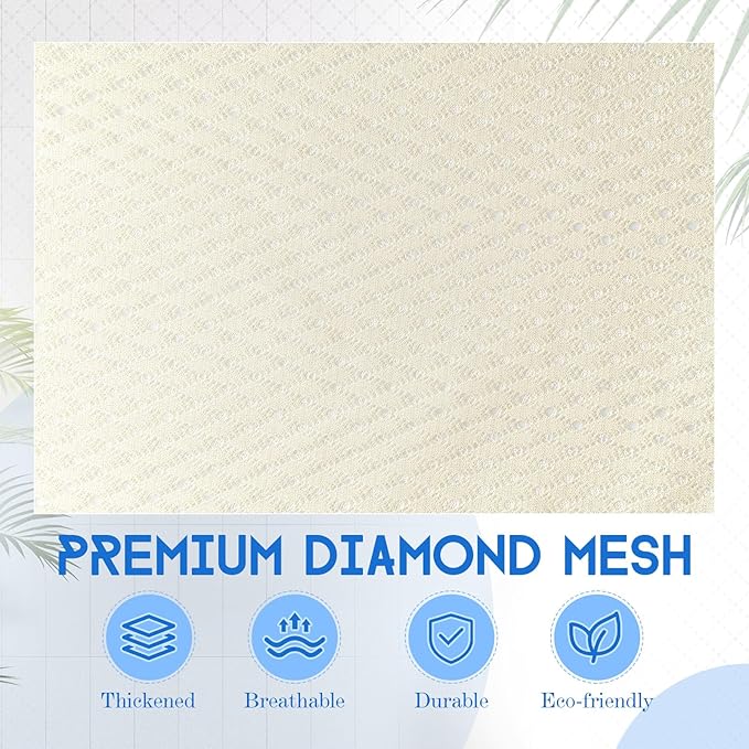 6 Pack 20 x 17 Inches Colorful Soft Mesh Laundry Bag with Handles Machine Washable Secure Drawstring Closure Large Sturdy Mesh Net Laundry for College Travel Dorm Laundromat