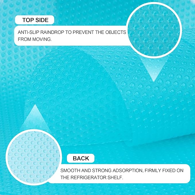 16 Pcs Refrigerator Liners Mats Washable, Refrigerator Mats Liner Waterproof Oilproof, Shinywear Fridge Liners for Shelves, Cover Pads for Freezer Glass Shelf Cupboard Cabinet Drawer (16 Clear)