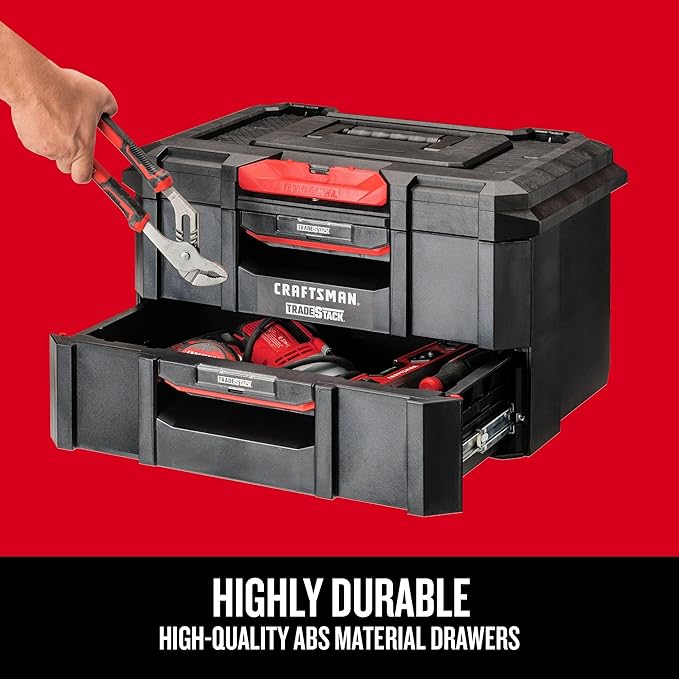 CRAFTSMAN TRADESTACK Tool Box, Tool Organizer, Drawer Unit (CMST21404)