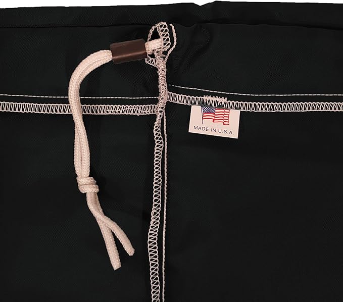 Heavy Duty 40inx50in Nylon Laundry Bag with Strap - Black